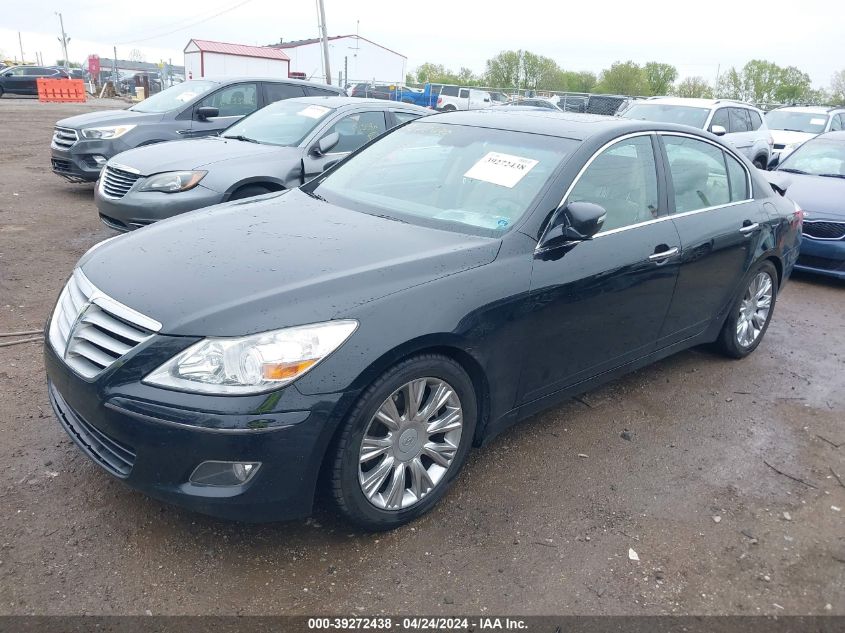 2009 Hyundai Genesis 3.8 VIN: KMHGC46E39U018008 Lot: 39272438