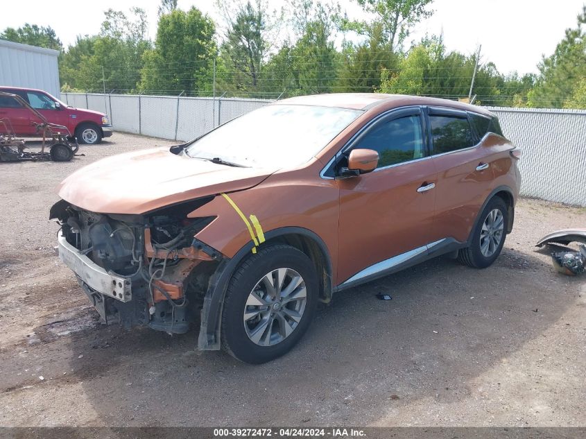 2016 Nissan Murano S VIN: 5N1AZ2MG1GN105118 Lot: 39272472