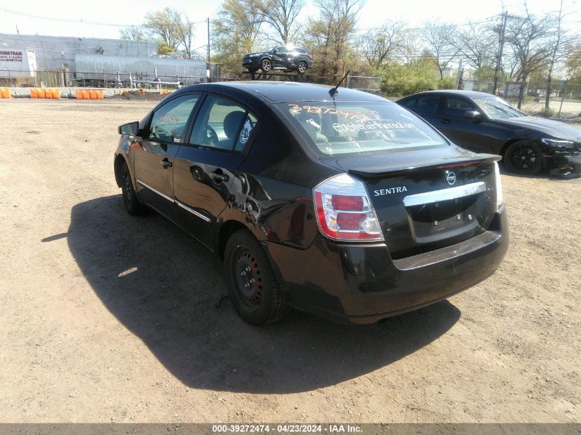 3N1AB6AP1CL677100 | 2012 NISSAN SENTRA