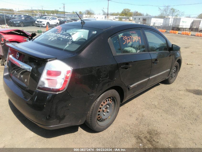 3N1AB6AP1CL677100 | 2012 NISSAN SENTRA