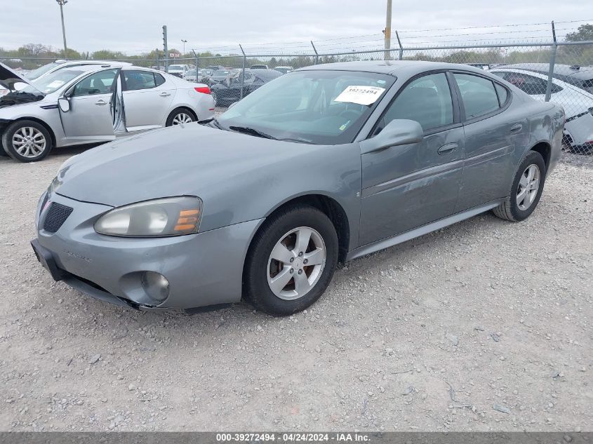 2008 Pontiac Grand Prix VIN: 2G2WP552281190837 Lot: 39272494