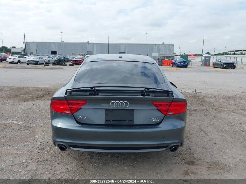 2013 Audi A7 3.0T Premium VIN: WAU2GAFC0DN003742 Lot: 39272546