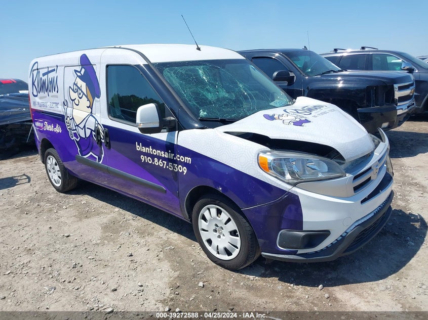 2018 Ram Promaster City Tradesman Slt VIN: ZFBERFBB7J6L33634 Lot: 39272588