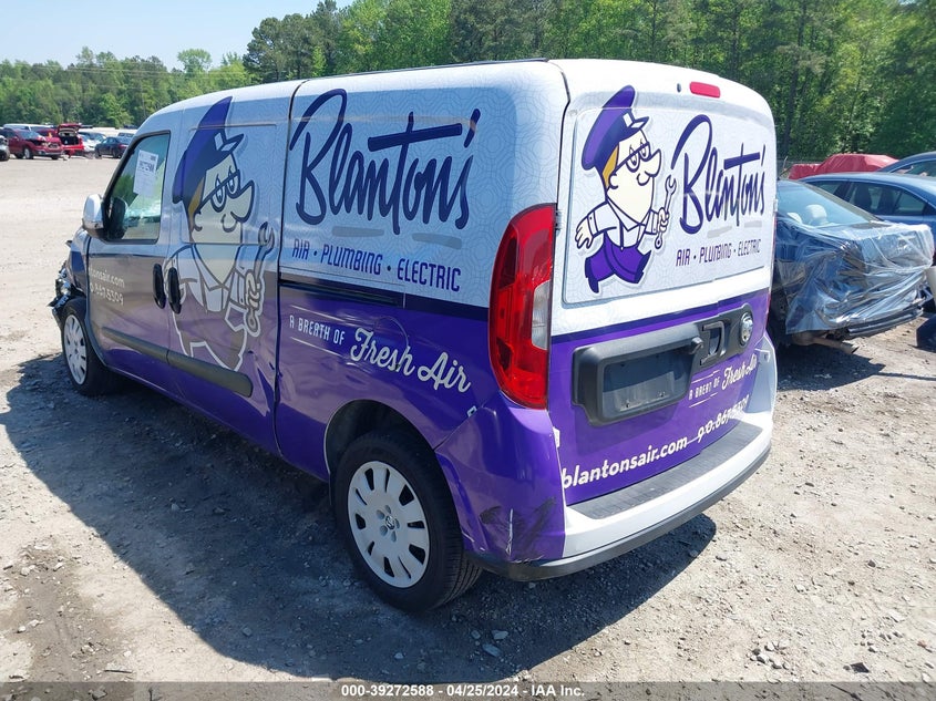 2018 Ram Promaster City Tradesman Slt VIN: ZFBERFBB7J6L33634 Lot: 39272588