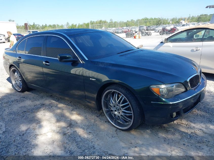 2008 BMW 750Li VIN: WBAHN83518DT87640 Lot: 40141359