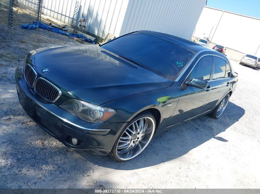 2008 BMW 750Li VIN: WBAHN83518DT87640 Lot: 40141359