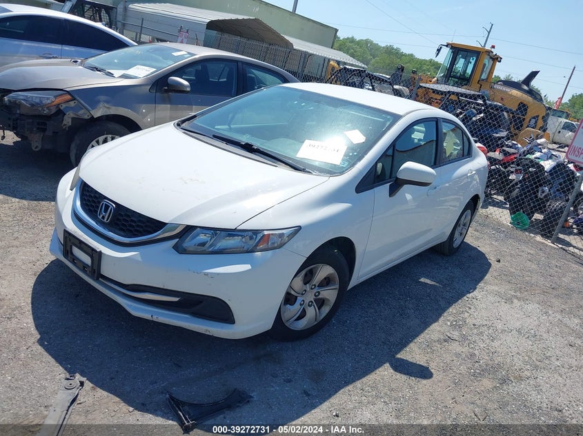 2015 HONDA CIVIC LX - 19XFB2F56FE055619