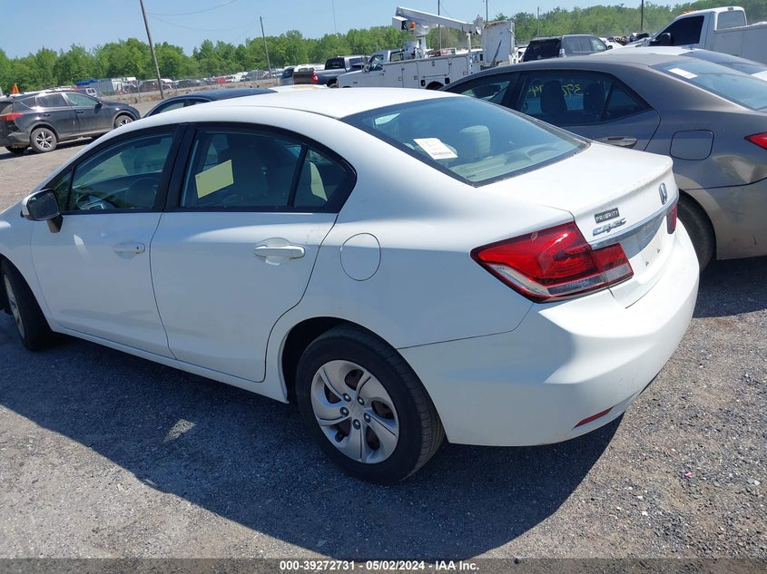 2015 HONDA CIVIC LX - 19XFB2F56FE055619