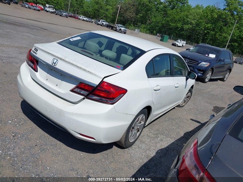 2015 HONDA CIVIC LX - 19XFB2F56FE055619