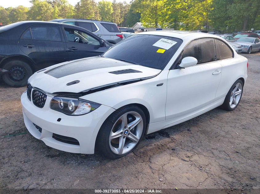 2008 BMW 135I VIN: WBAUC73548VF25666 Lot: 39273053