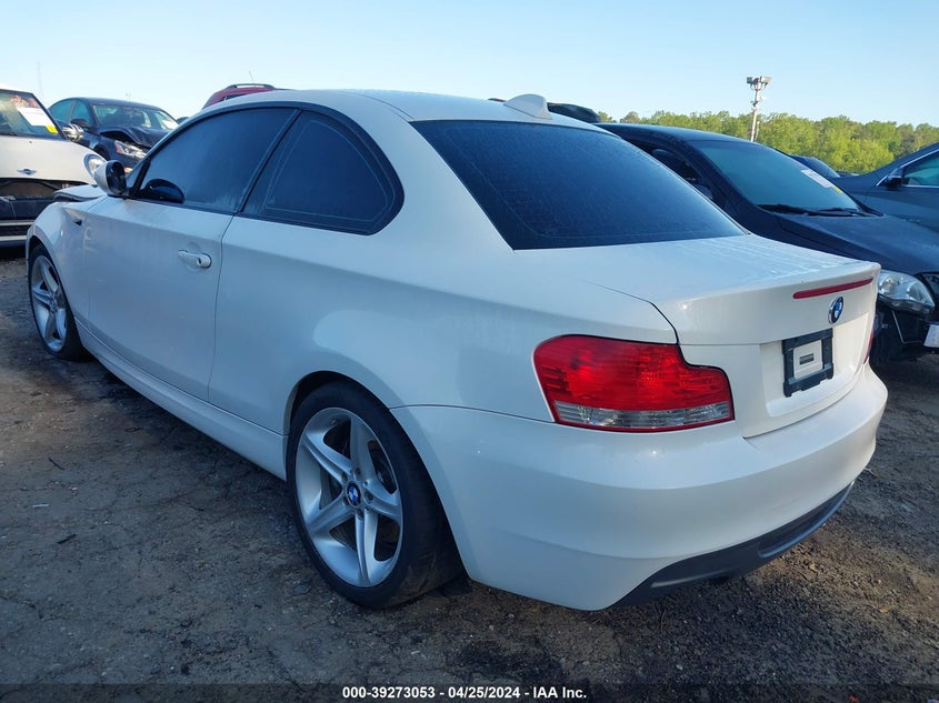 2008 BMW 135I VIN: WBAUC73548VF25666 Lot: 39273053