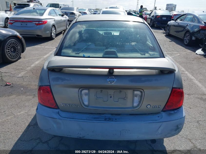 2004 Nissan Sentra 1.8S VIN: 3N1CB51D54L466458 Lot: 39273129