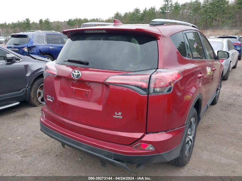 2018 Toyota Rav4 Le VIN: JTMBFREV4JD22435 Lot: 39273144