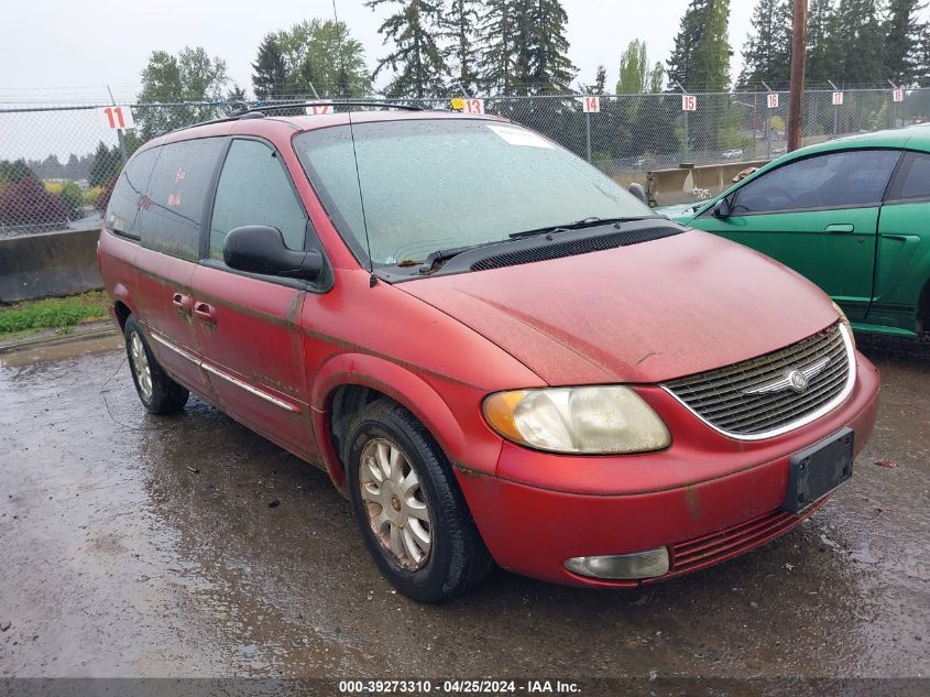 2001 Chrysler Town & Country Lxi VIN: 2C8GP54L41R210912 Lot: 39273310