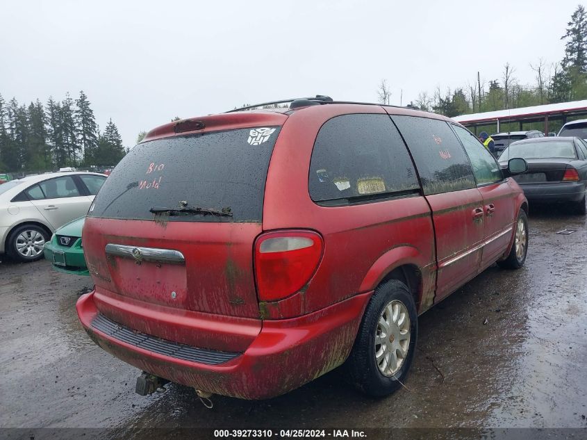 2001 Chrysler Town & Country Lxi VIN: 2C8GP54L41R210912 Lot: 39273310