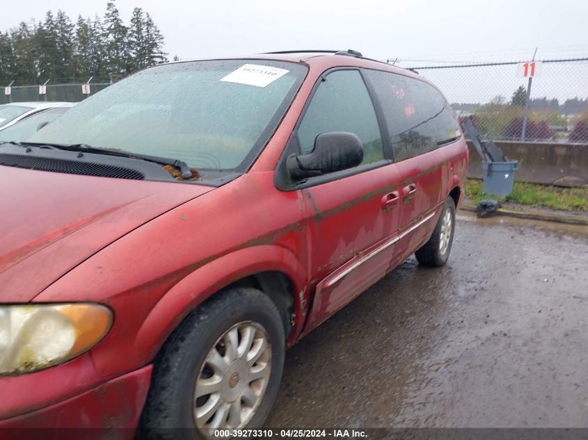 2001 Chrysler Town & Country Lxi VIN: 2C8GP54L41R210912 Lot: 39273310