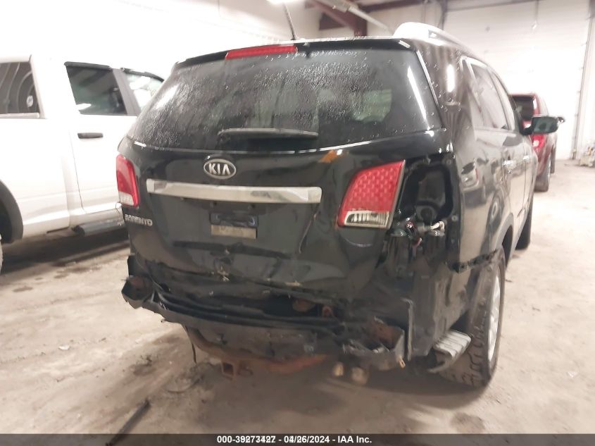 2013 Kia Sorento Lx VIN: 5XYKT3A65DG390372 Lot: 39273427