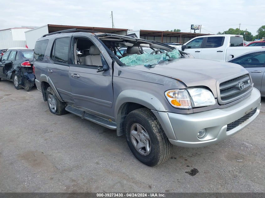 2002 Toyota Sequoia Sr5 V8 VIN: 5TDZT34AX2S063822 Lot: 39273430