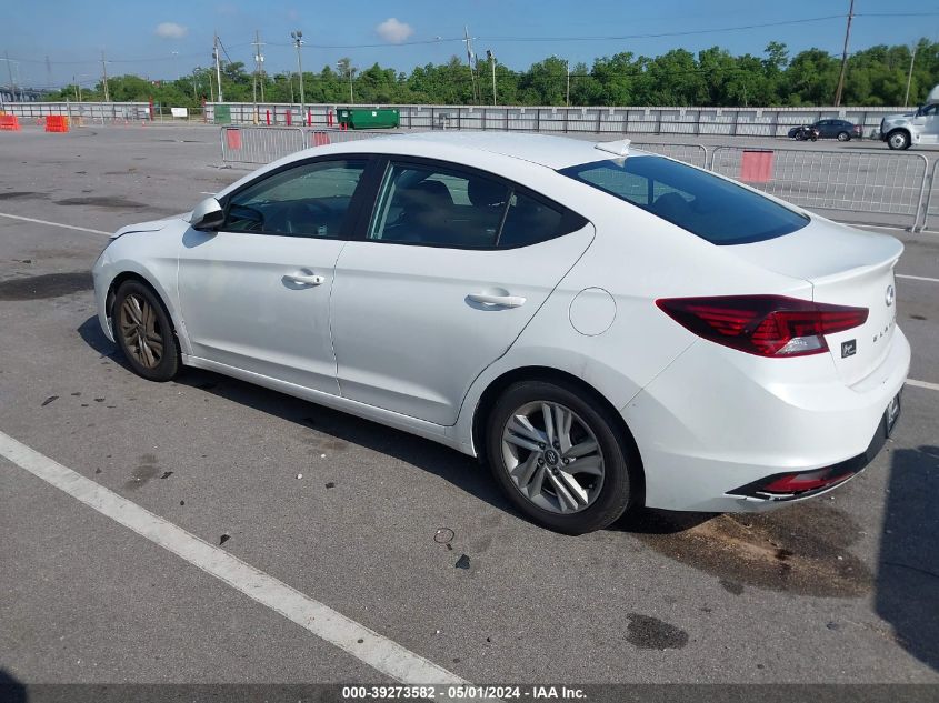 2020 Hyundai Elantra Sel VIN: 5NPD84LF7LH630624 Lot: 39273582