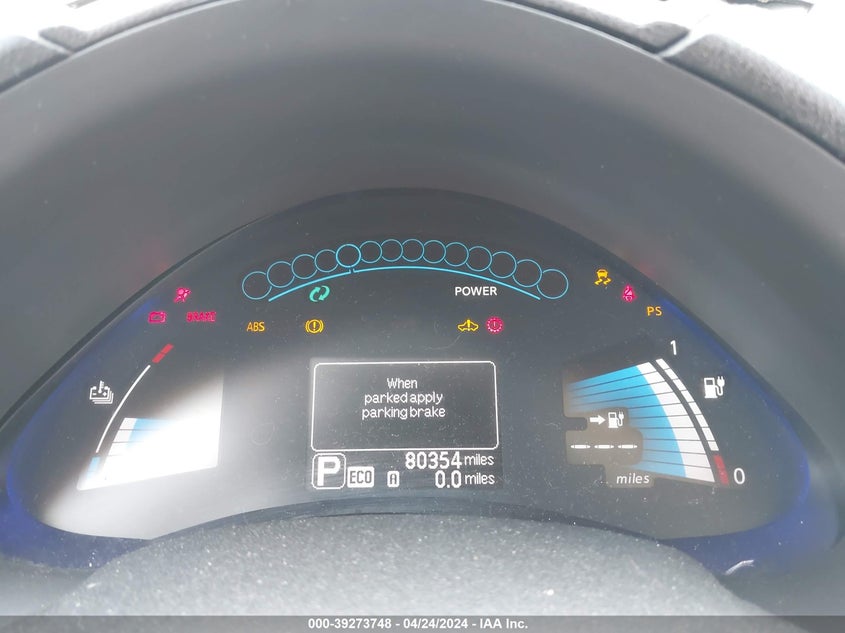 2013 NISSAN LEAF S - 1N4AZ0CP0DC424422