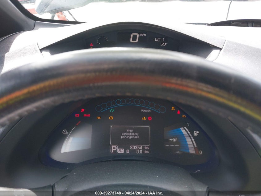 2013 NISSAN LEAF S - 1N4AZ0CP0DC424422