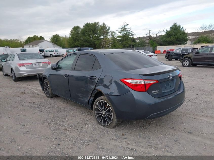 2014 Toyota Corolla S Plus VIN: 2T1BURHE2EC073644 Lot: 39273818