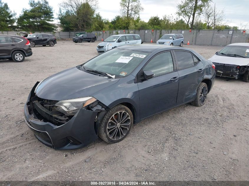 2014 Toyota Corolla S Plus VIN: 2T1BURHE2EC073644 Lot: 39273818