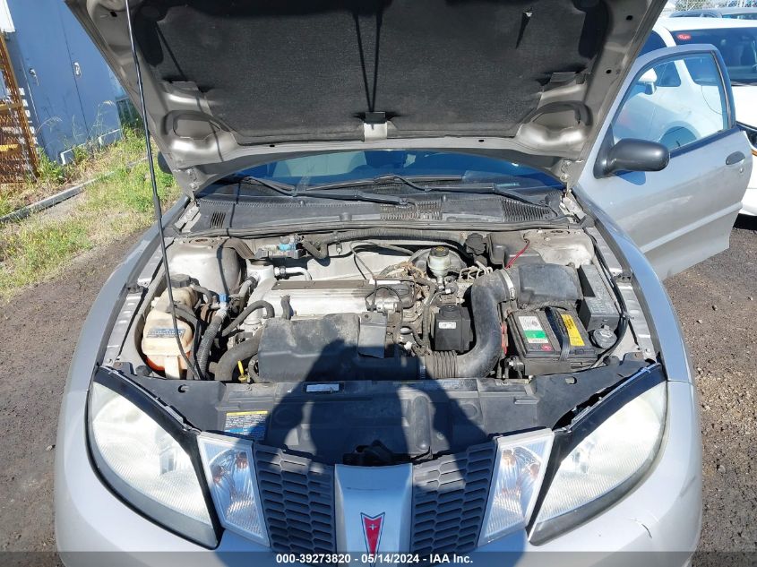 2005 Pontiac Sunfire VIN: 3G2JB12F55S214007 Lot: 39273820