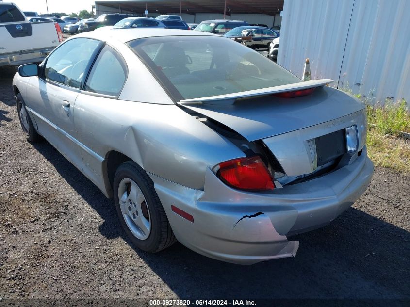 2005 Pontiac Sunfire VIN: 3G2JB12F55S214007 Lot: 39273820