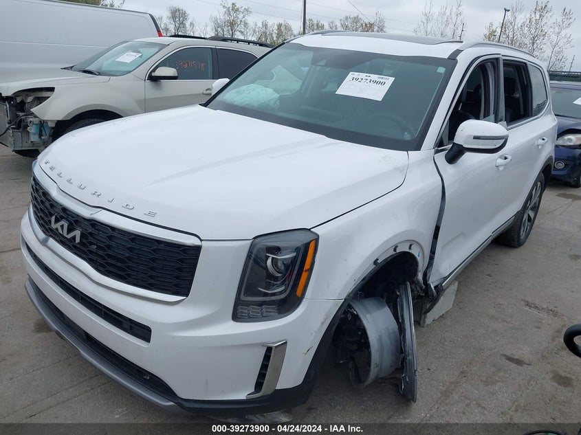 2022 Kia Telluride S VIN: 5XYP6DHC5NG285363 Lot: 39273900