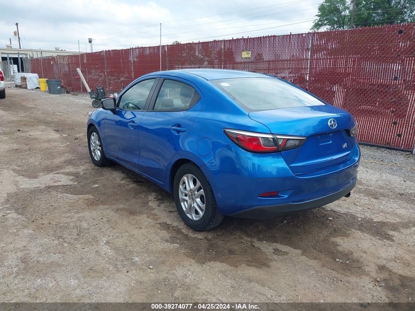 2016 Scion Ia VIN: 3MYDLBZV7GY119037 Lot: 39274077