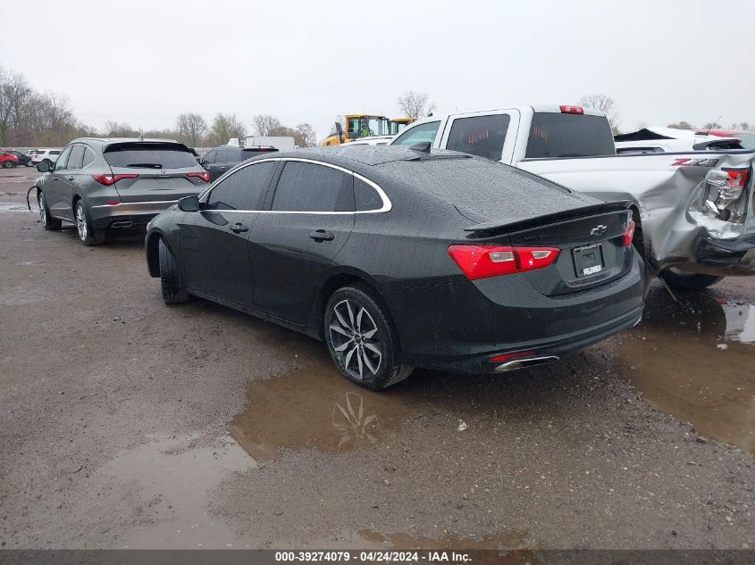 2022 Chevrolet Malibu Fwd Rs VIN: 1G1ZG5ST0NF101222 Lot: 39274079