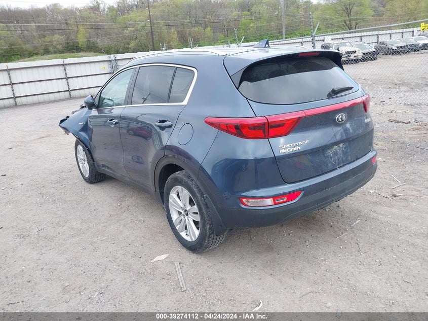 VIN KNDPMCAC9J7421947 2018 KIA SPORTAGE LX