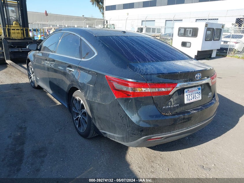 VIN 4T1BD1EB4JU059801 2018 TOYOTA AVALON HYBRID XLE