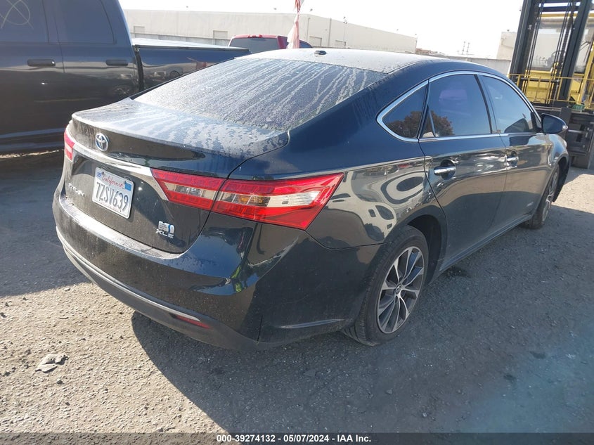 VIN 4T1BD1EB4JU059801 2018 TOYOTA AVALON HYBRID XLE