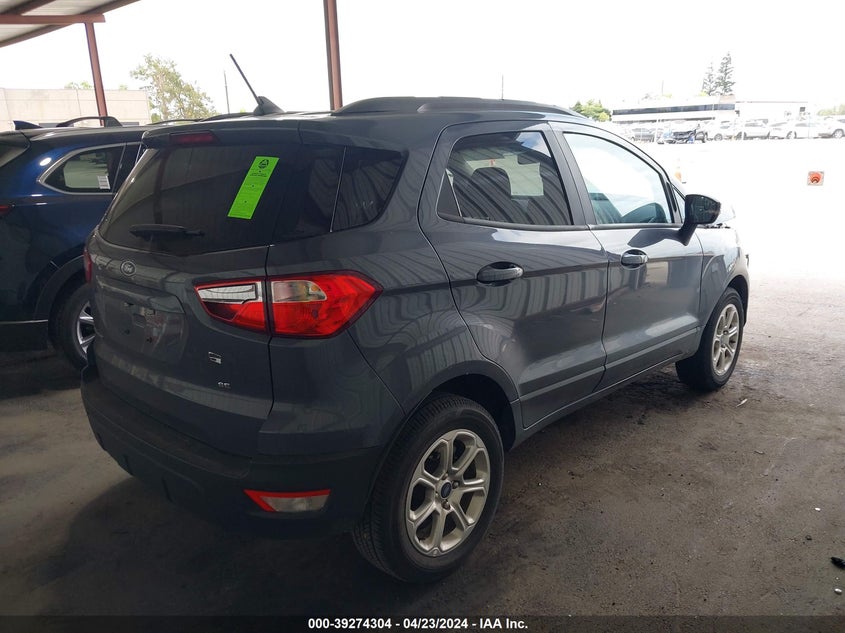 VIN MAJ3S2GE8MC440157 2021 FORD ECOSPORT SE