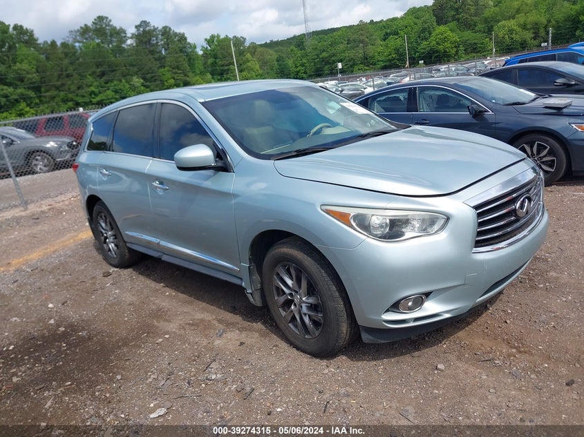2013 Infiniti Jx35 VIN: 5N1AL0MM0DC338751 Lot: 39274315