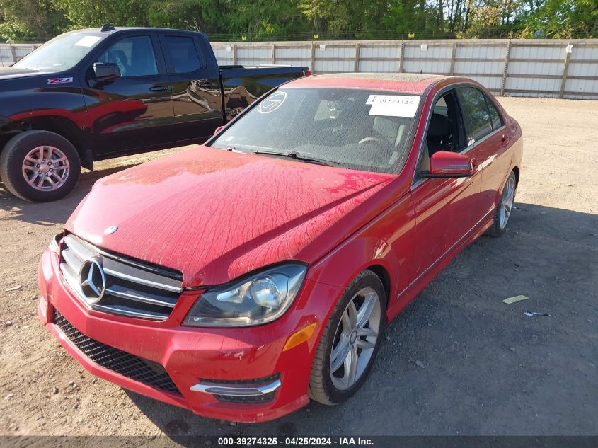 2014 Mercedes-Benz C 250 Luxury/Sport VIN: WDDGF4HB3EA938348 Lot: 39274325