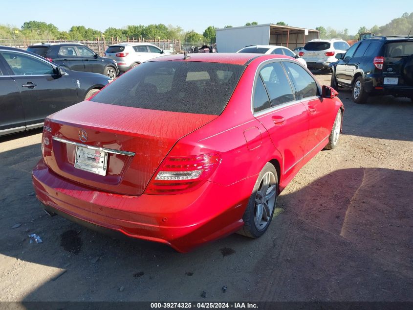 2014 Mercedes-Benz C 250 Luxury/Sport VIN: WDDGF4HB3EA938348 Lot: 39274325