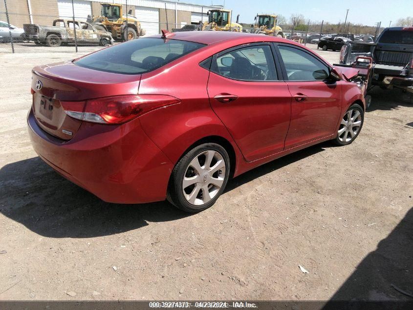 KMHDH4AE9DU769165 2013 Hyundai Elantra Limited (Ulsan Plant)