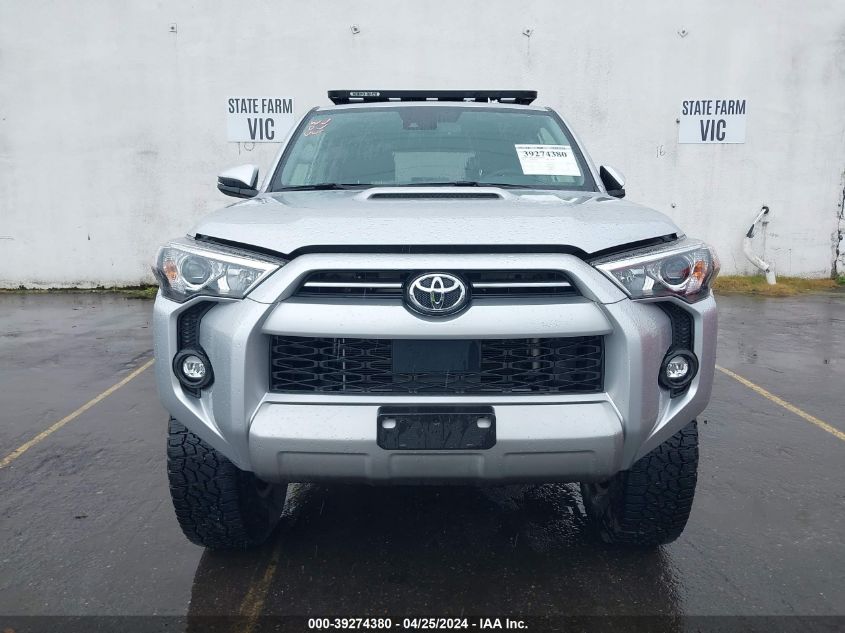 2022 Toyota 4Runner Trd Off Road Premium VIN: JTERU5JR2N6013404 Lot: 39274380