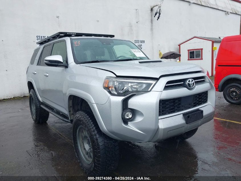 2022 Toyota 4Runner Trd Off Road Premium VIN: JTERU5JR2N6013404 Lot: 39274380