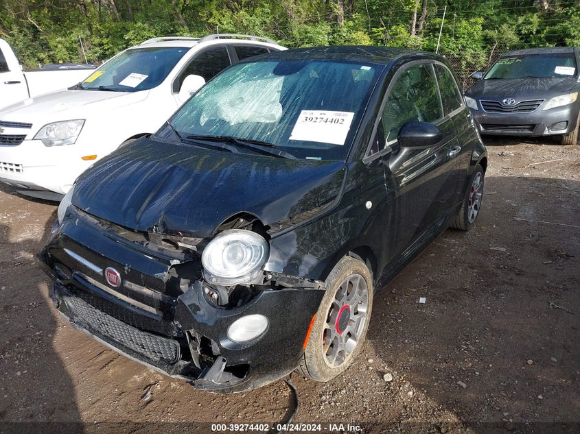 2015 Fiat 500 Sport VIN: 3C3CFFBRXFT609638 Lot: 39274402