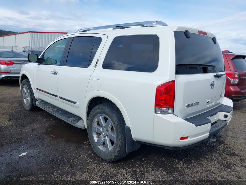2014 Nissan Armada Platinum VIN: 5N1BA0NE0EN608617 Lot: 39274515