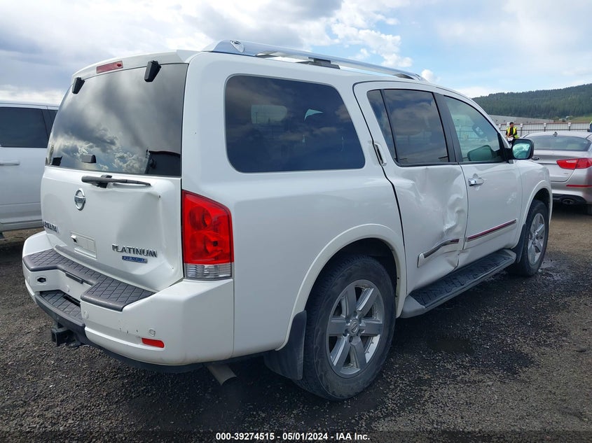 2014 Nissan Armada Platinum VIN: 5N1BA0NE0EN608617 Lot: 39274515