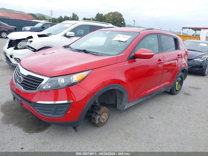 2011 Kia Sportage Lx VIN: KNDPB3A28B7083522 Lot: 39274611
