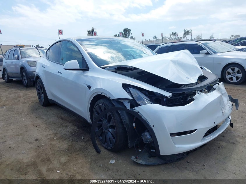 VIN 7SAYGDEF1NF336142 2022 TESLA MODEL Y PERFORMANCE DUAL MOTOR ALL-WHEEL DRIVE