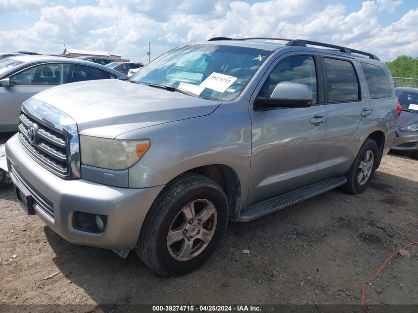 2008 Toyota Sequoia Sr5 5.7L V8 VIN: 5TDBY64A08S020409 Lot: 39274715