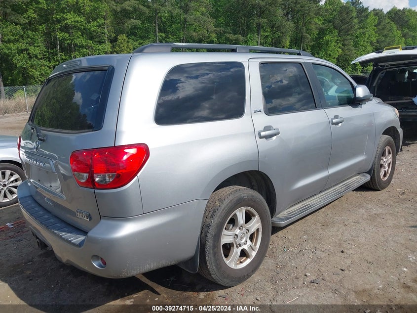 2008 Toyota Sequoia Sr5 5.7L V8 VIN: 5TDBY64A08S020409 Lot: 39274715