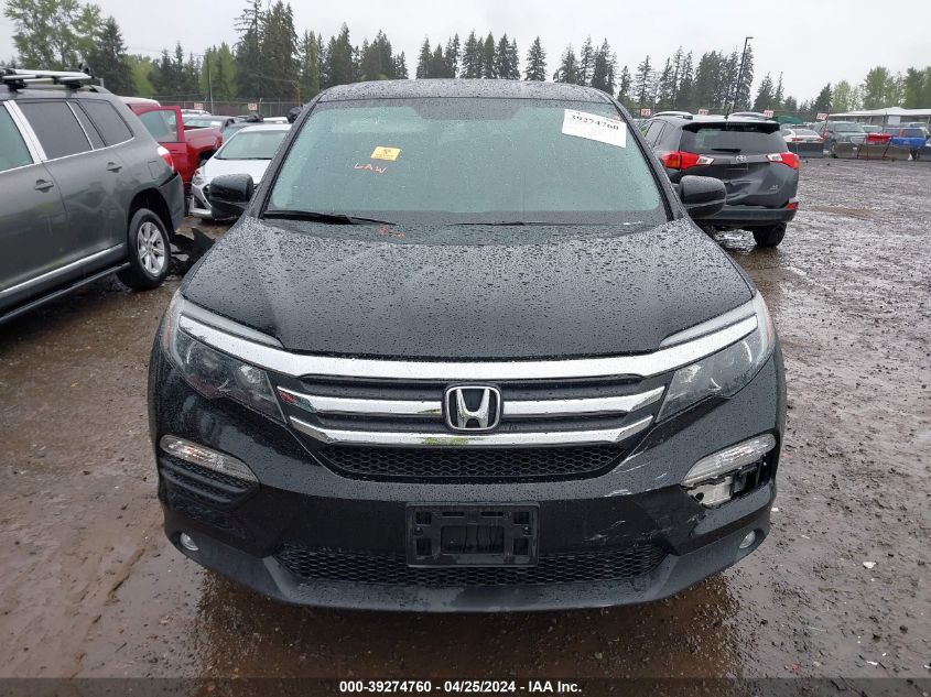 2018 Honda Pilot Ex VIN: 5FNYF6H38JB041739 Lot: 39274760